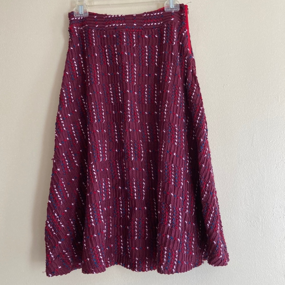Anthropologie Maeve textured midi skirt, NWT - Picture 7 of 10